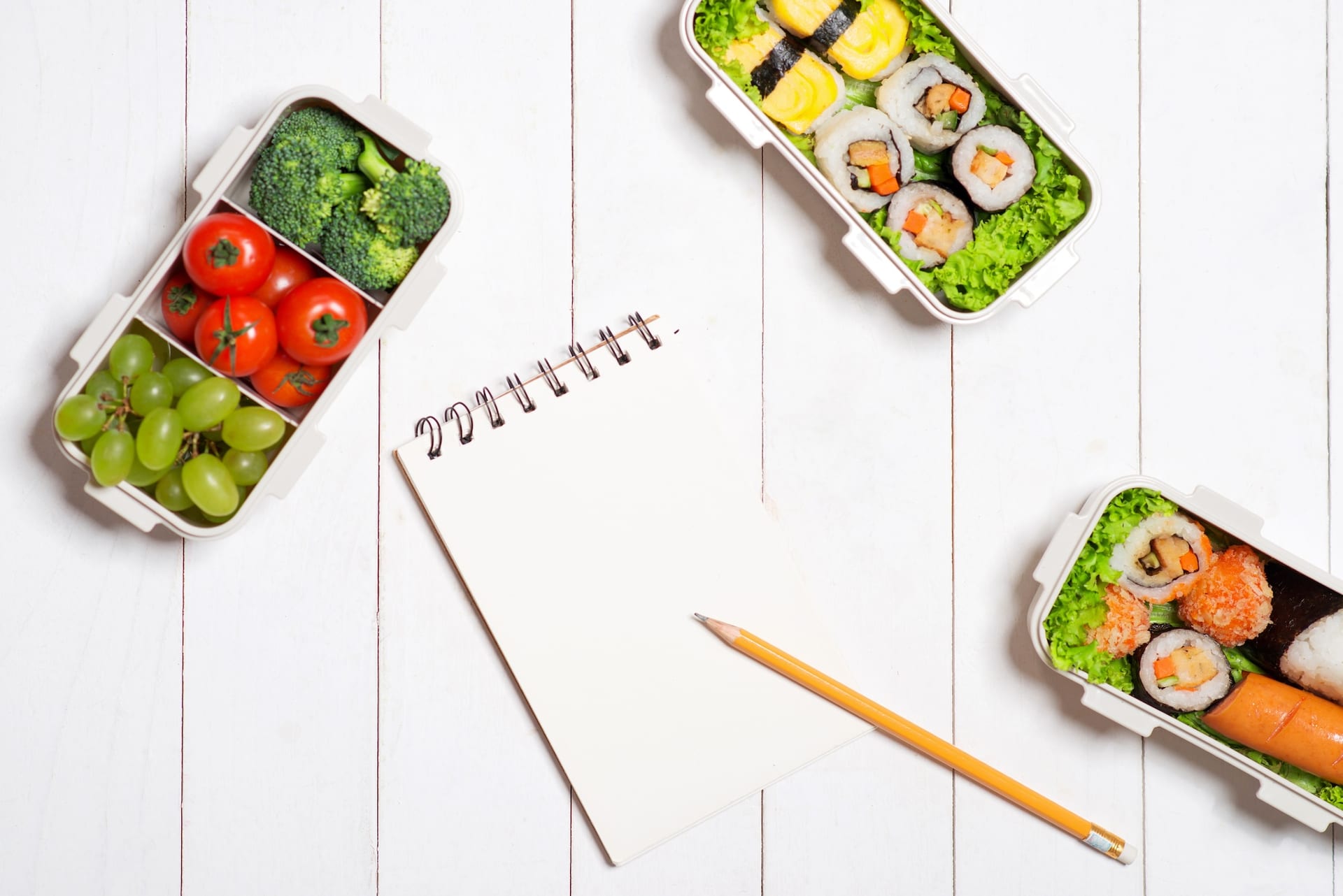 Preparing a balanced meal for employees